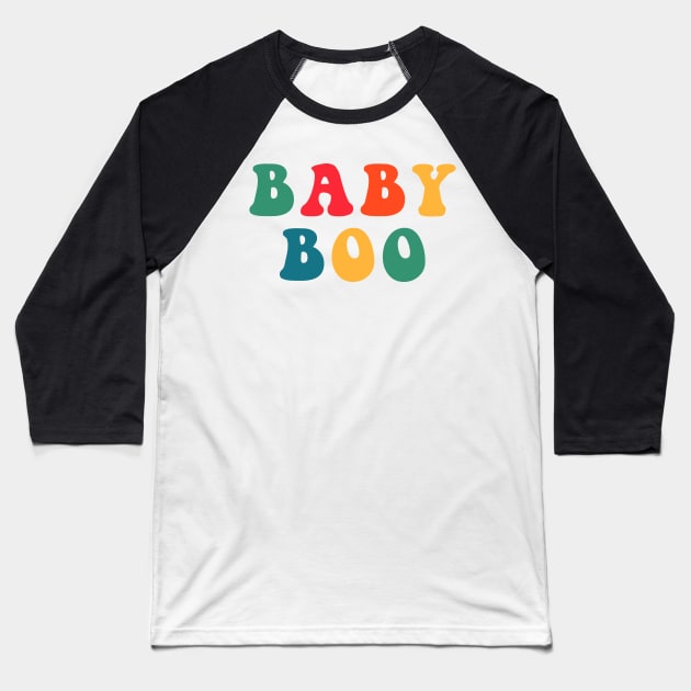 Baby Boo Baseball T-Shirt by CityNoir